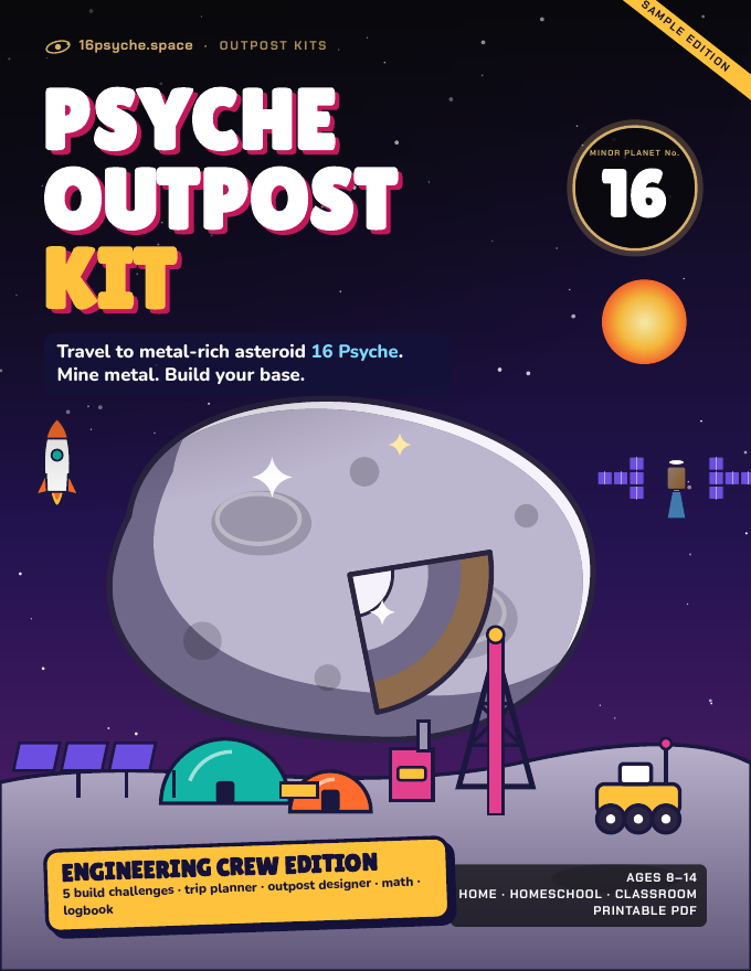 16 Psyche Outpost Kit sample, page cover